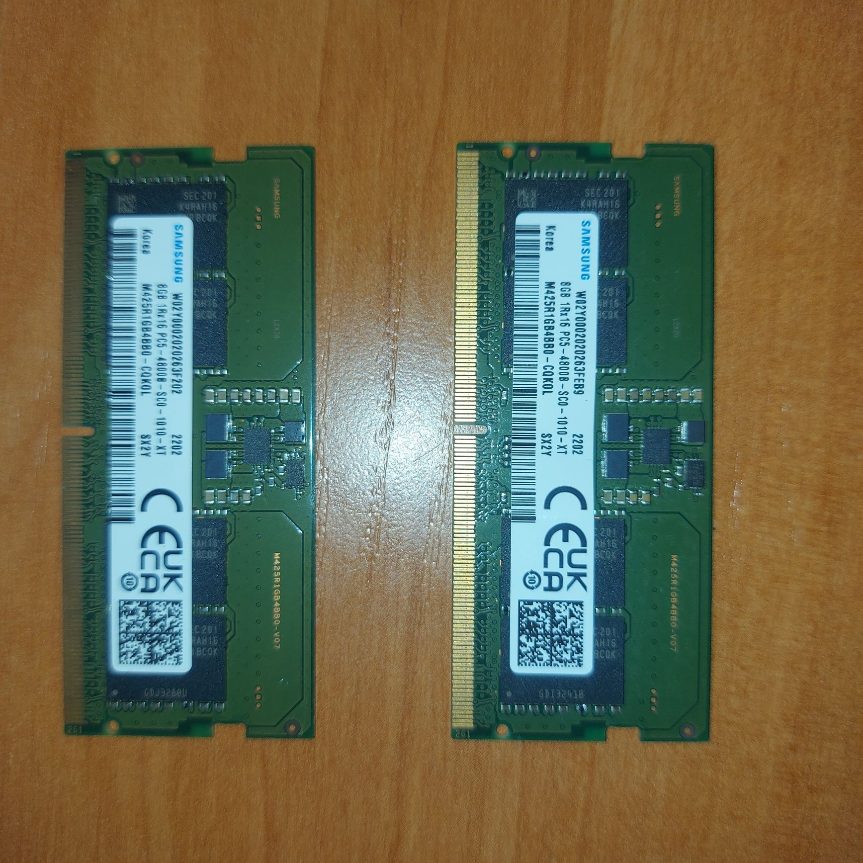 Оперативна пам'ять для ноутбука DDR 5 16Gb SAMSUNG 4800