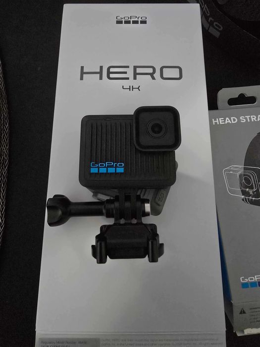 Go Pro Hero 4K última geração com head strap e cartão 64gb