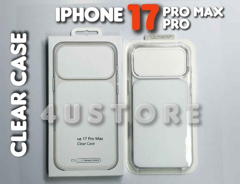 Чехол Clear Case Magsafe на iPhone 17 Pro прозрачный чохол прозорий
