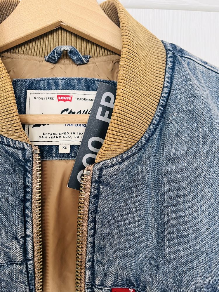 Męska kamizelka Levi’s XS – denim & ocieplana