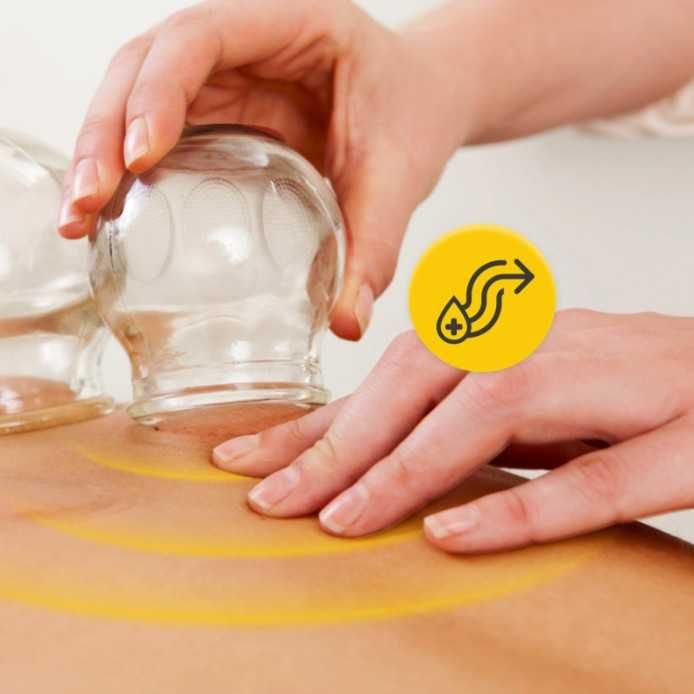 Bańki chińskie ogniowe szklane 20 szt. 4Fizjo Z KWACZEM LECZNICZE !!!