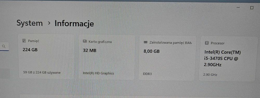 Dell Optiplex 7010 z procesorem i5 2.90GHz