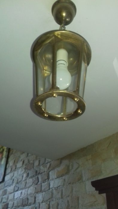 Lampa   mosiężna