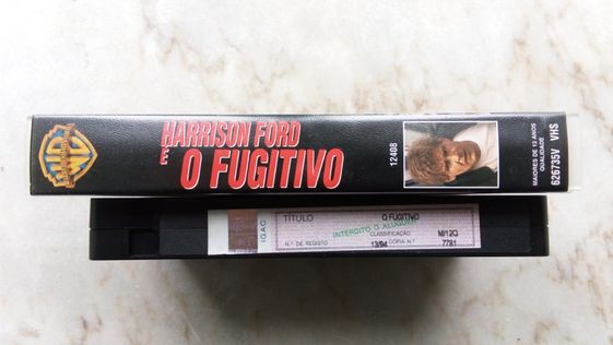 Filme em VHS - O Fugitivo
