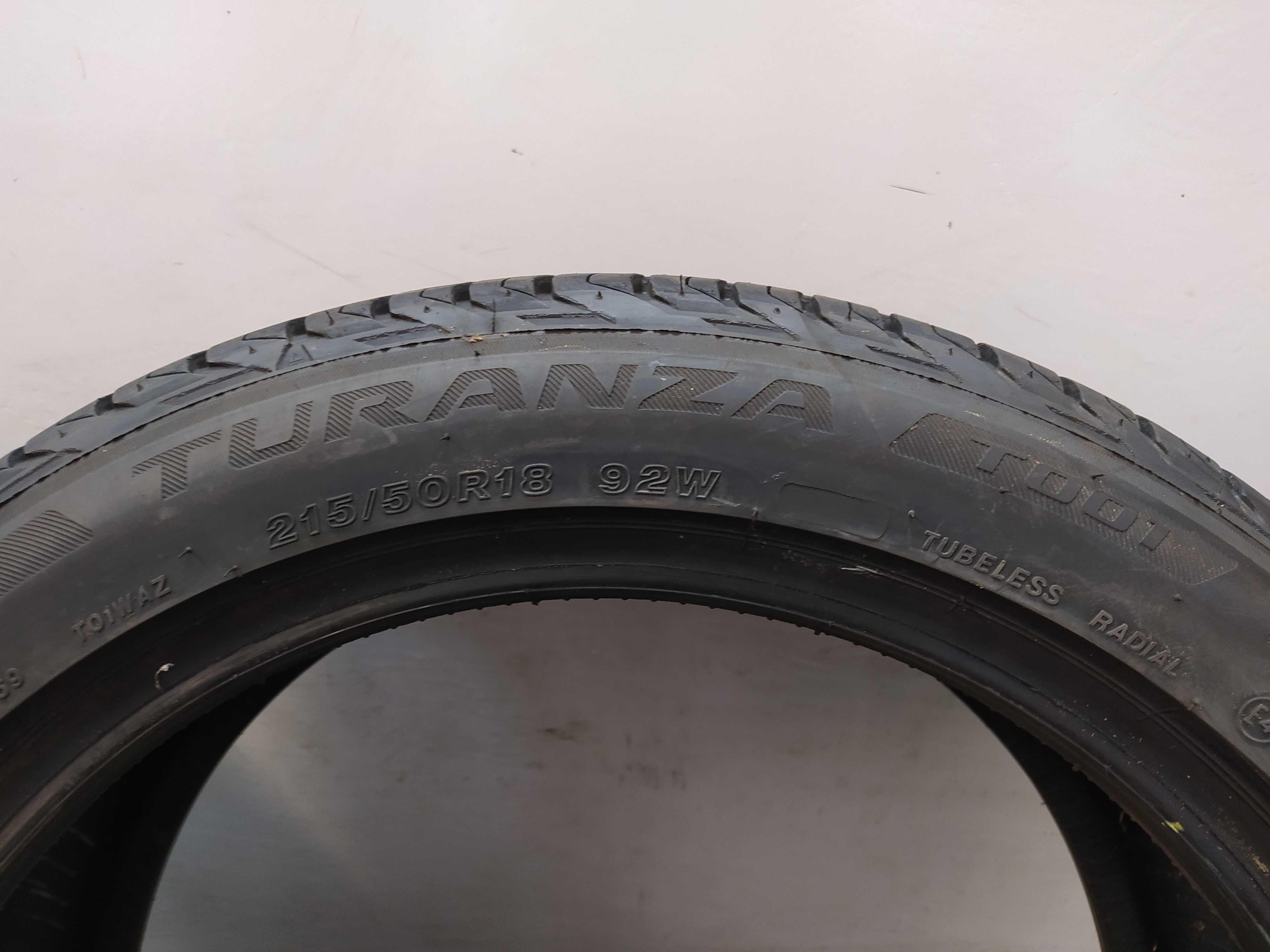 4x215/50R18 Bridgestone Turanza T001, NOWE, 2024 rok, 92W