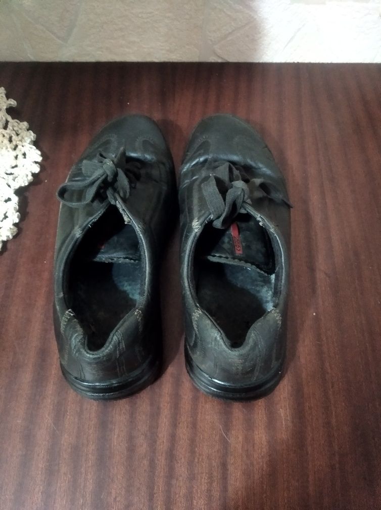 Туфли ЭККО, черные.