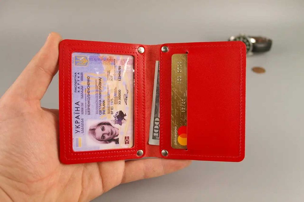 Обкладинка портмоне для автодокументів / нового паспорта