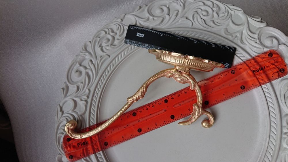 Латунний/бронзовий гачок. Вішак, кріплення для меблів.