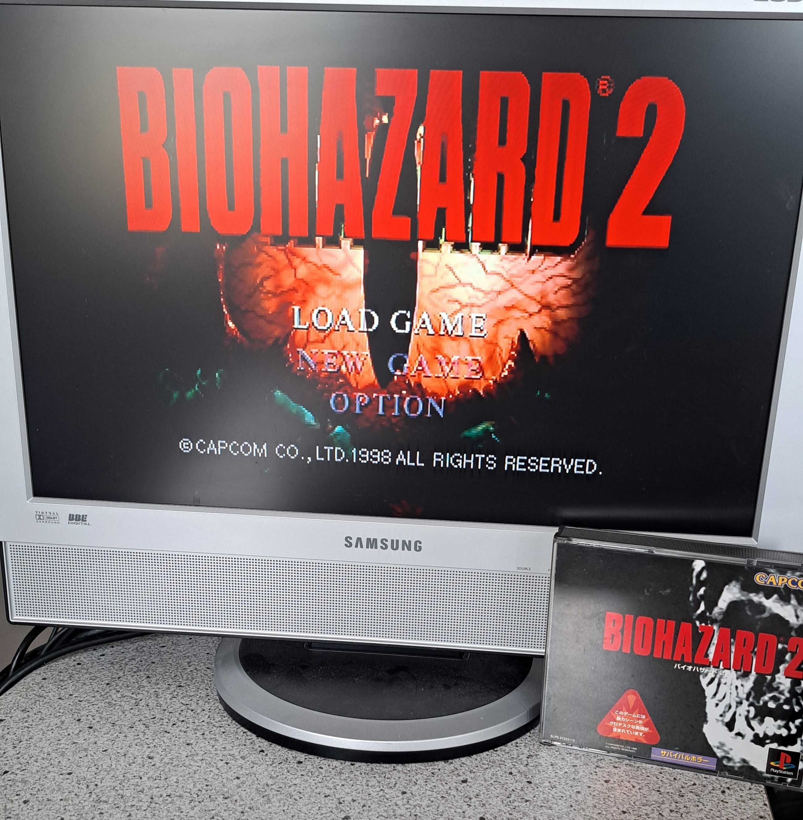 Gra Biohazard 2 (Residen Evil 2), PS1, import Japonia