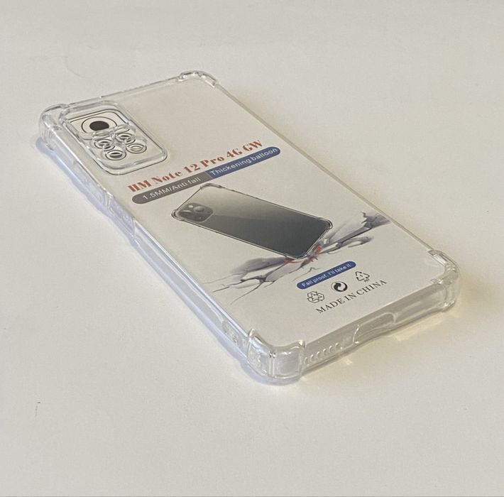 Чехол Xiaomi Redmi Note 12 Pro 4G Прозорий Протиударний