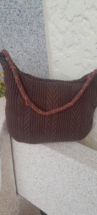 Saco de lã feito manual