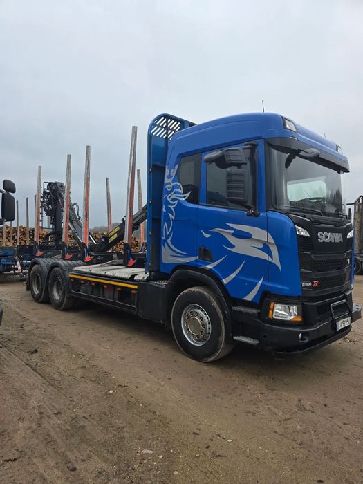 Scania R500XT  Do drewna drzewa lasu