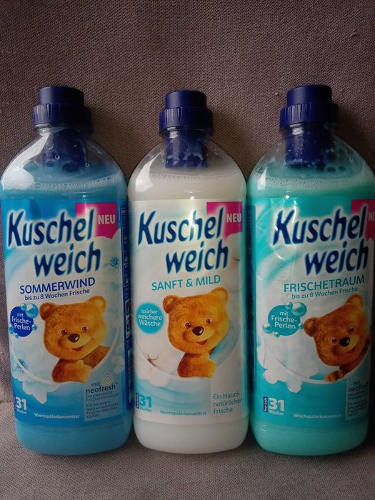 kuschelweich konzentrat 1l trzy zapachy 3 sztuki