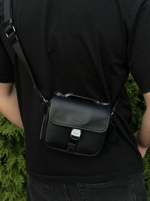 Сумка ОРИГІНАЛ Coach Racer Crossbody Bag Чорний