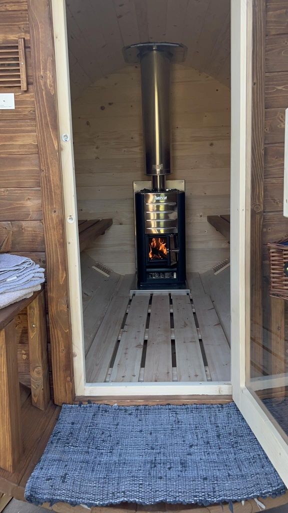 Sauna mobilna i balia mobilna na wynajem Gliwice, Zabrze, Chorzów,