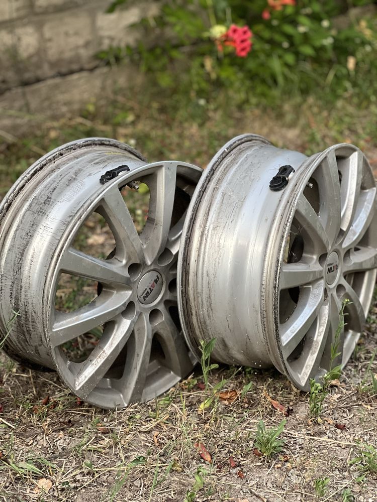 Вживані два диска 5*112 R16 Platin wheels з датчиками тиску