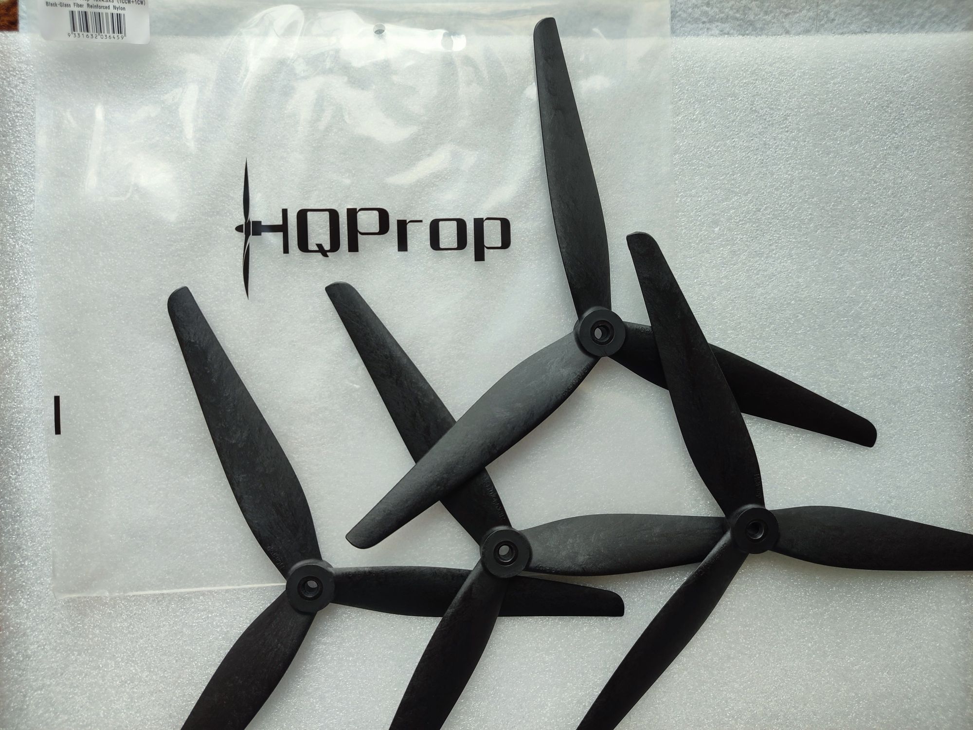 комплект пропелерів 4шт HQProp10X4.5X3 Black glass Fiber