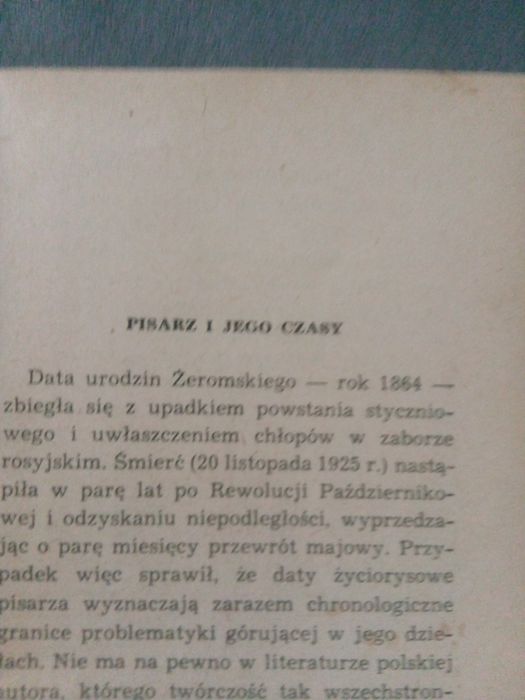 Henryk Markiewicz Stefan Żeromski