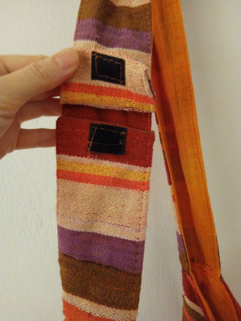 Torebka indyjska boho hippie style bawełna