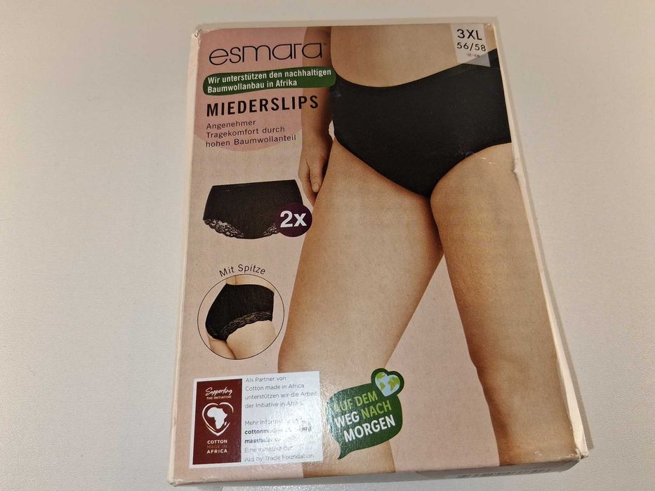 A049 Esmara Zestaw 2x Majtki Modelujące Damskie Wysoki Stan 3XL 56/58