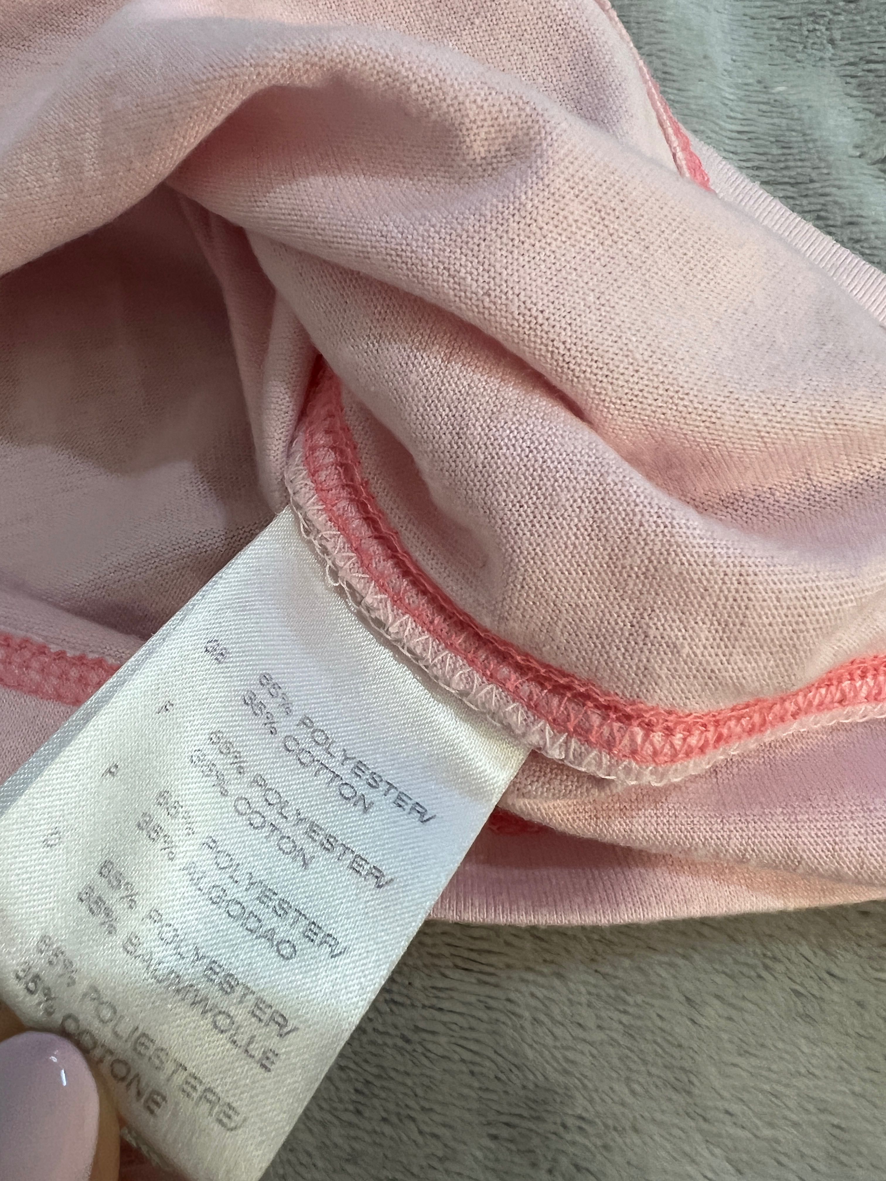 T-shirt / koszulka / bluzka z krótkim rękawem różowa - Reebok