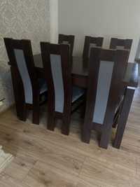 Stół+ 6 krzeseł