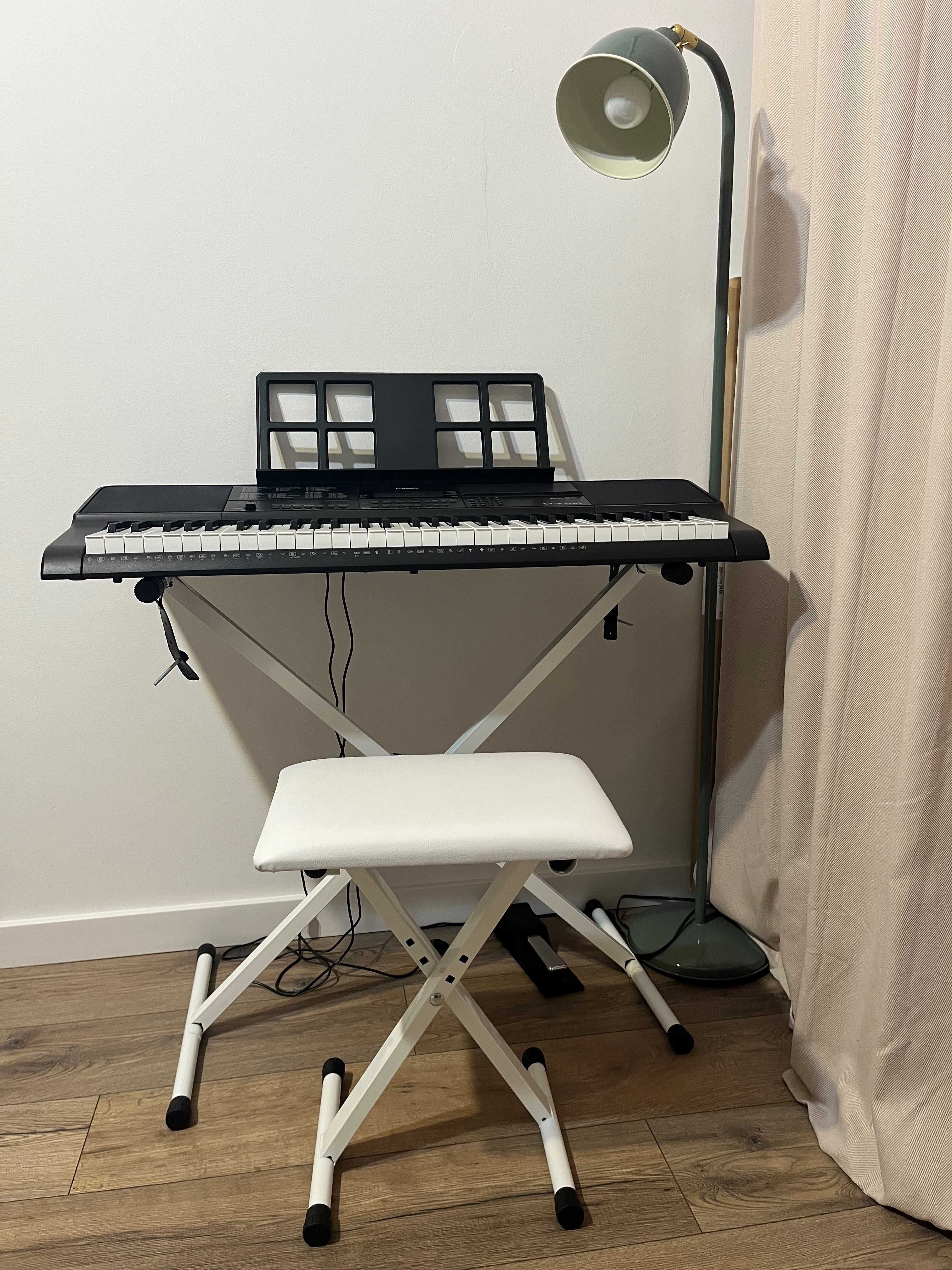 Casio CT-X700 - Keyboard + Statyw + Siedzisko + Pedał + Pokrowiec