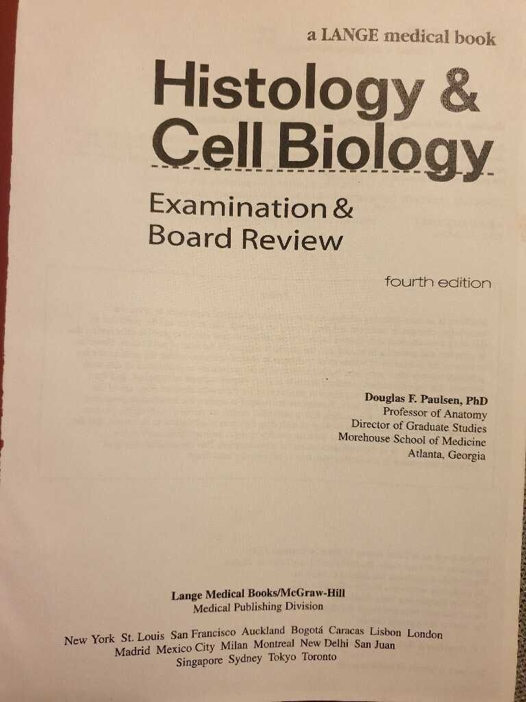 Histology & cell biology examination &board review