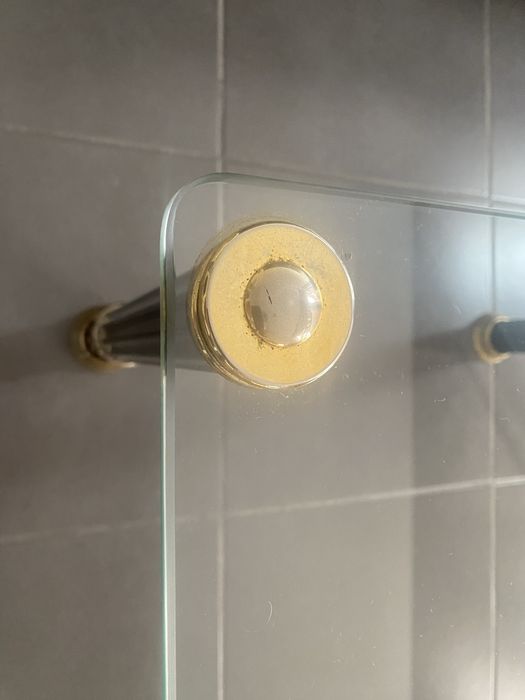 Mesa de centro em vidro