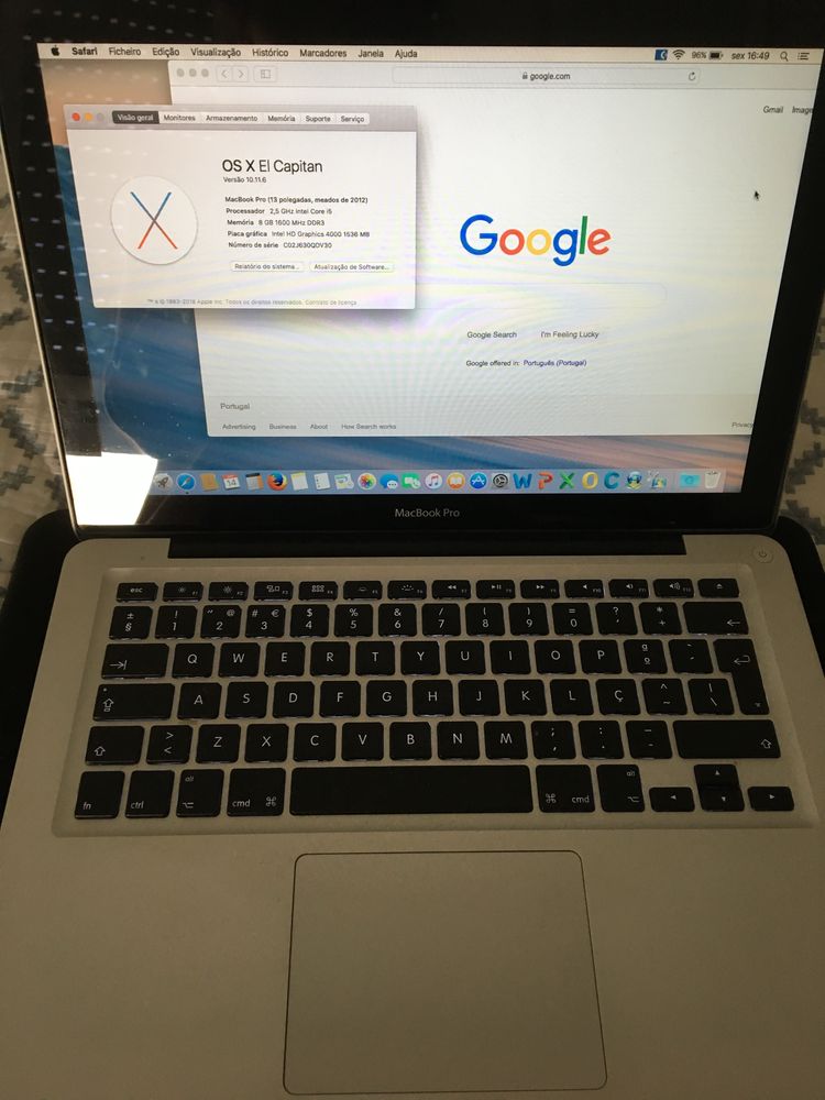 MacBook Pro 13 de 2012