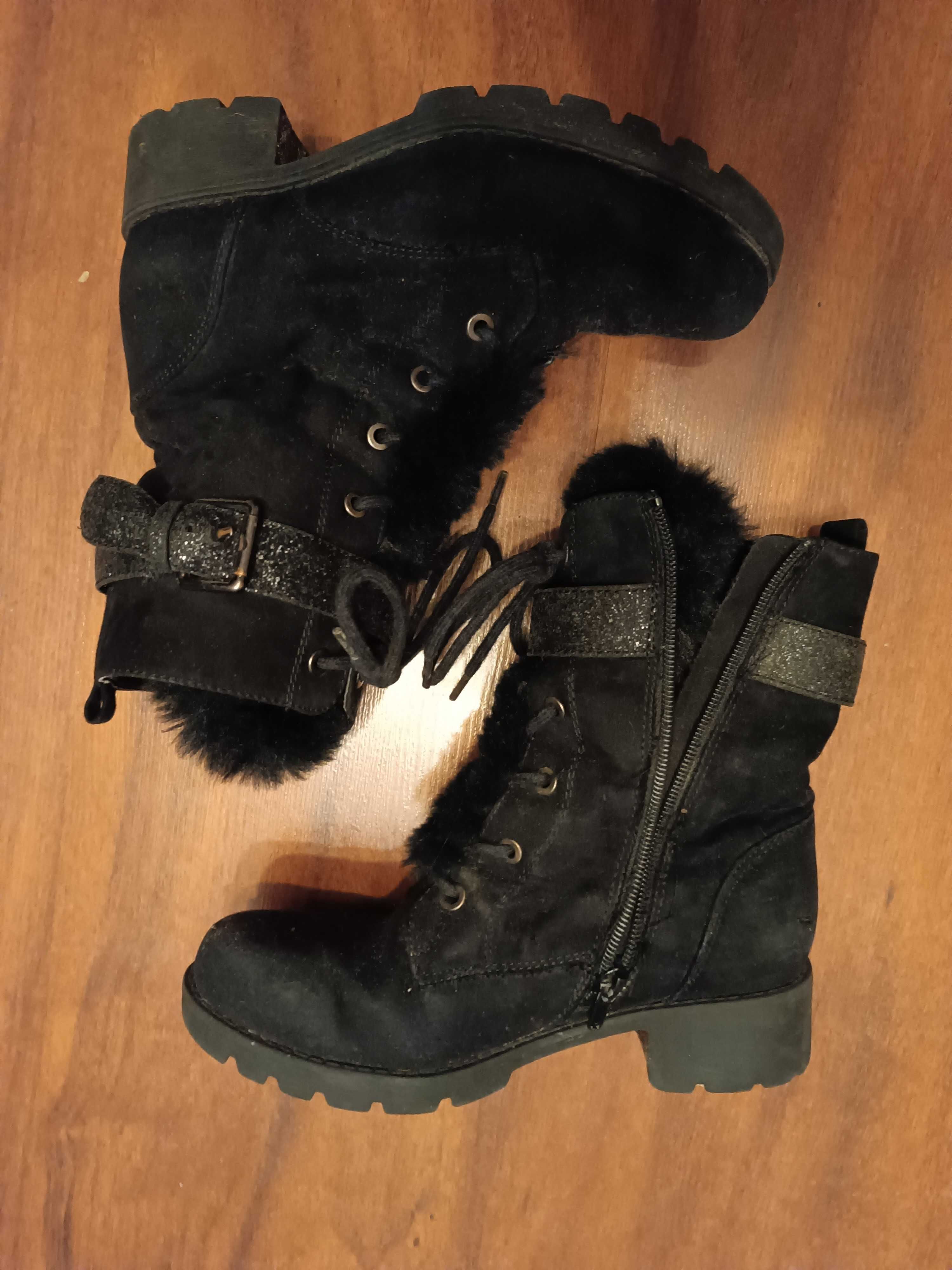 Buty zimowe czarne Graceland r.33