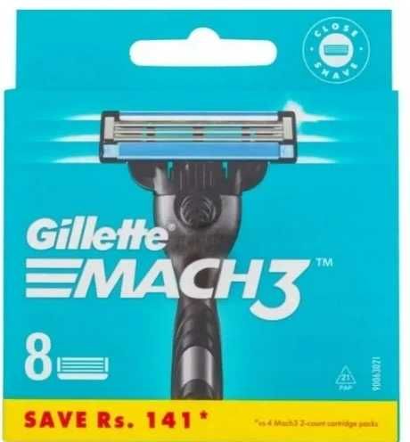 GILLETTE MACH3 Wkłady  do maszynki 8 SZTUK (Niemcy)