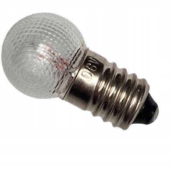 Żarówka dynamo E10 6V 0,4A 2,4W lampki lampka lampy na prądnicę retro