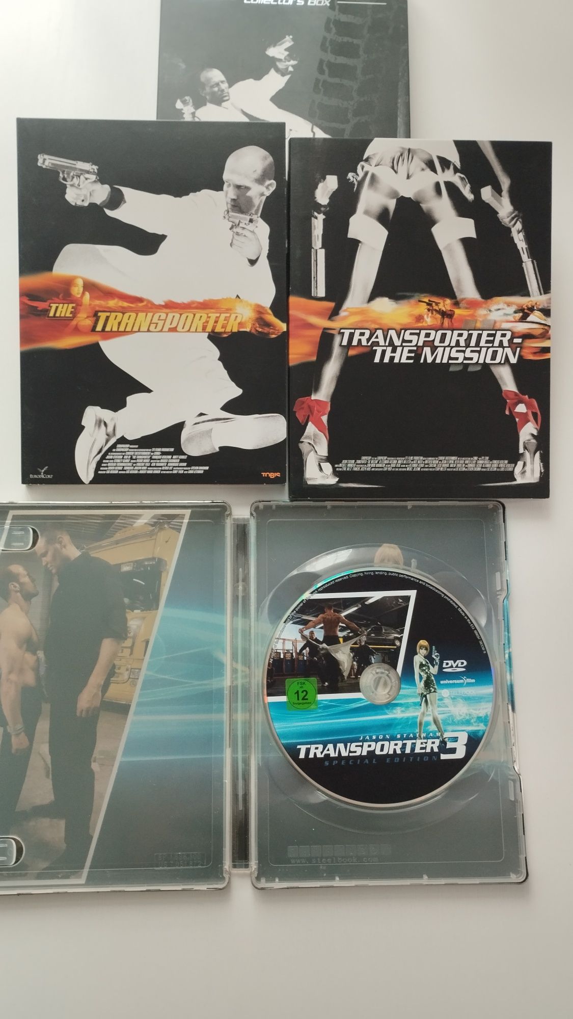 Filmy DVD Transporter 1,2,3