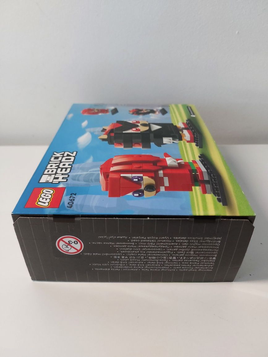 ENVIO GRATIS-LEGO 40672 Knuckles and Shadow (Brickheadz)
