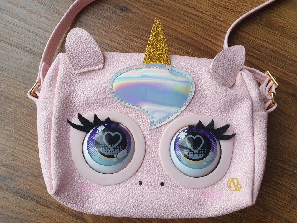 Torebka interaktywna z oczami Purse Pets Glamicorn dźwięk