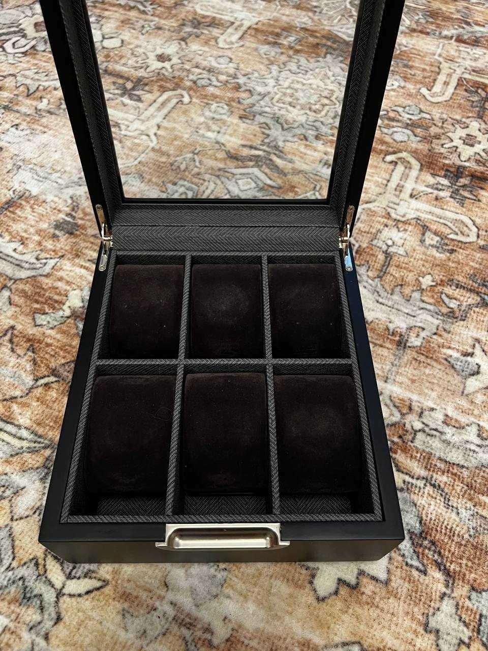 CASE ELEGANCE Pudełko na 6 zegarków – bez oryginalnego opakowania