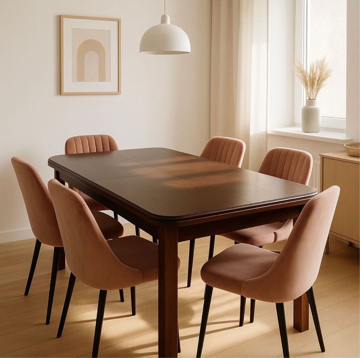 Drewniany stół - kolor ciemny brąz!