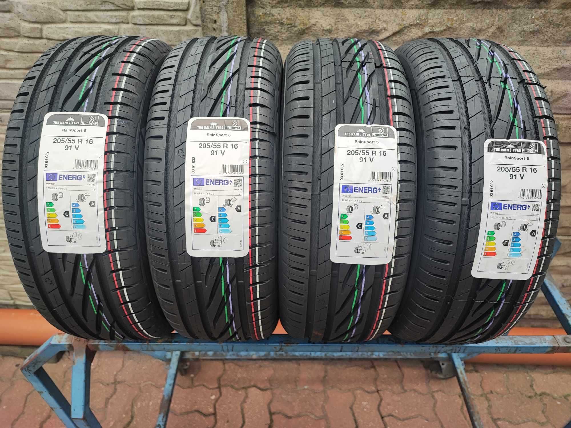 205/55R16 Nowe Opony Letnie UNIROYAL RAINSPORT 5 91V 2024r 205/55/16