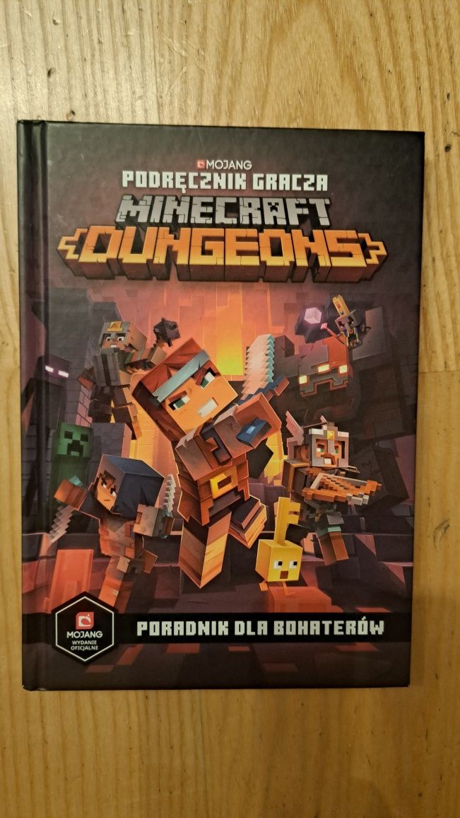 Podręcznik Gracza Minecraft Dungeons Książka nowa