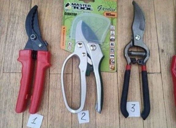 Секатор садовый храповый