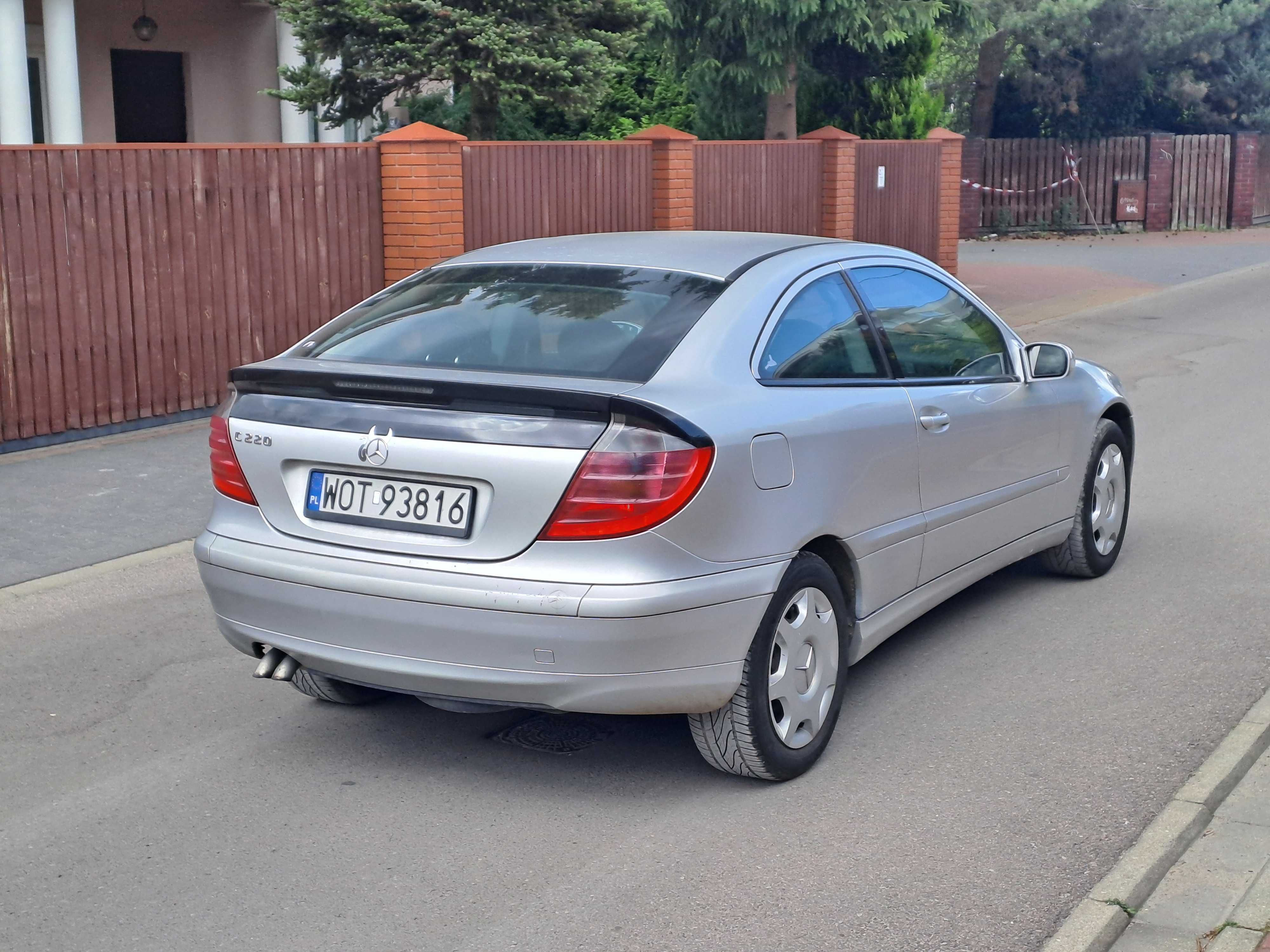 Mercedes w203 Coupe 2.2cdi 2005r Ładny Klima Xenon Manual 6b
