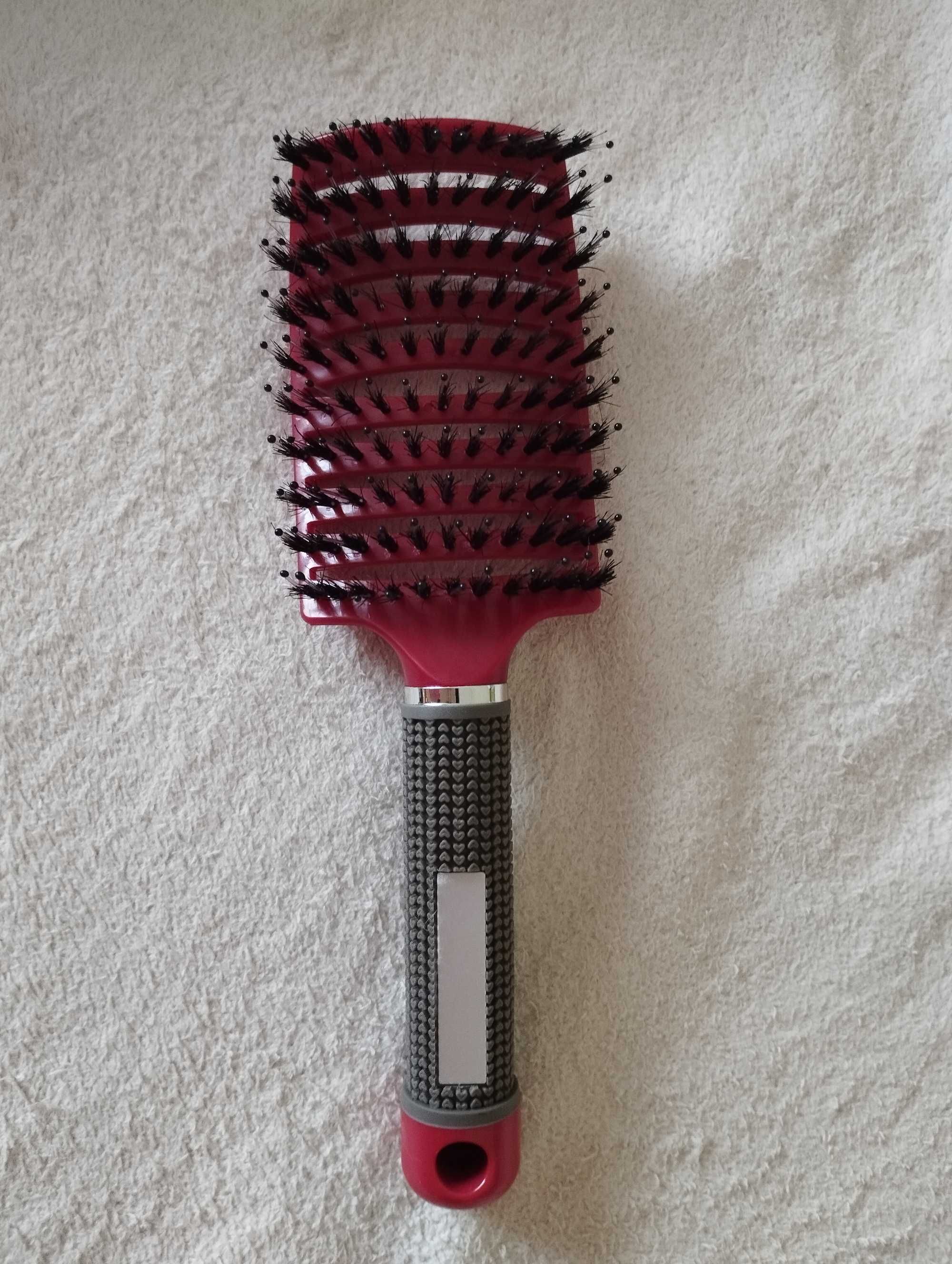 Расческа щетка продувная массажная с комбинированной щетиной для волос