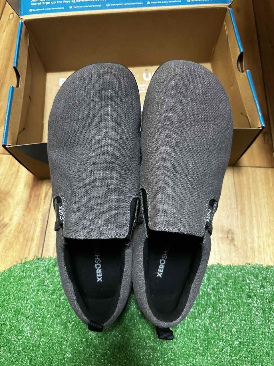 Нові Сліпони мокасини з конопляного полотна barefoot APTOS XERO SHOES