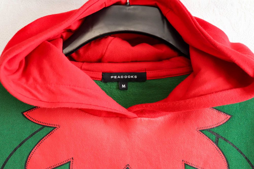 Чоловіча новорічна кофта +шапка різдвяний ельф поміч Санта Клауса M-L