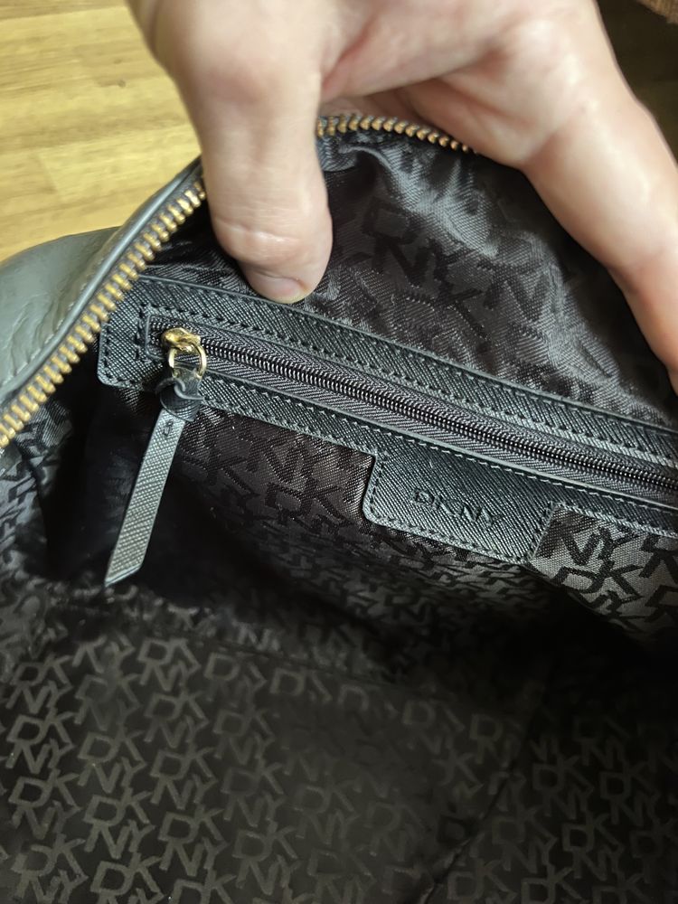 Сумка сумочка натуральная кожа страуса на плечо DKNY Donna Karan