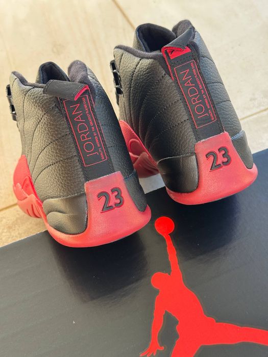 БЕЗКОШТОВНА ДОСТАВКА‼️Кросівки Air Jordan 12 Retro Flu Gamе (Червоні)
