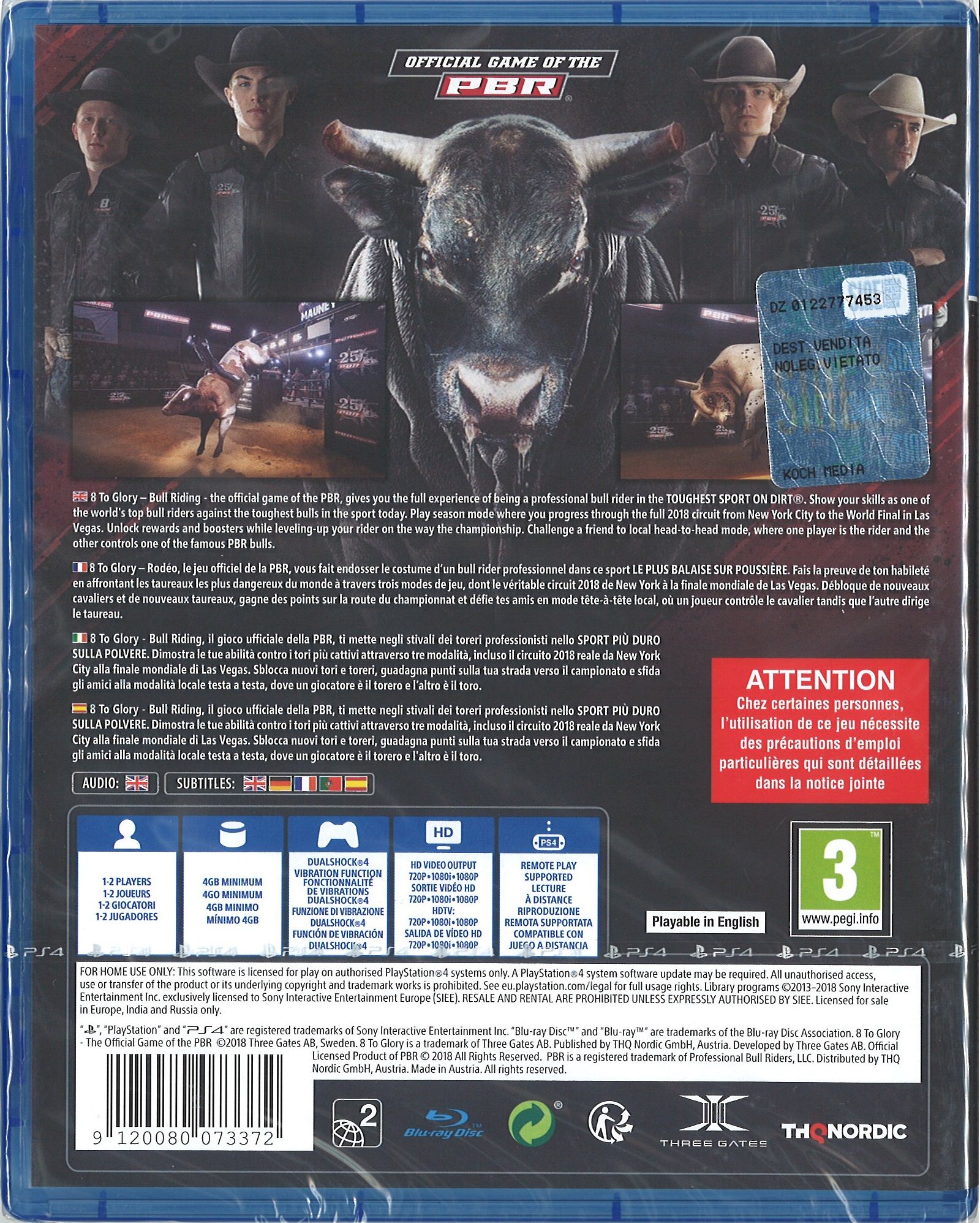 8 To Glory (PS4) Gra nowa w folii