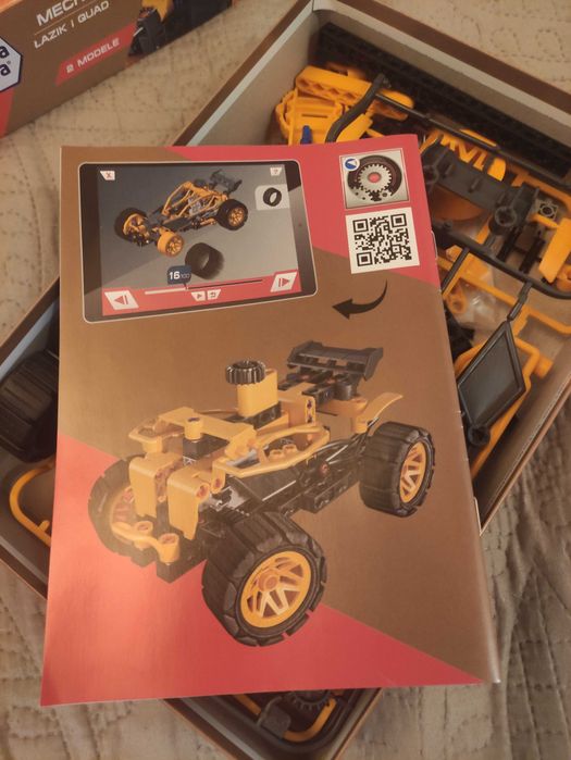 Naukowa zabawa mechanics łazik i quad