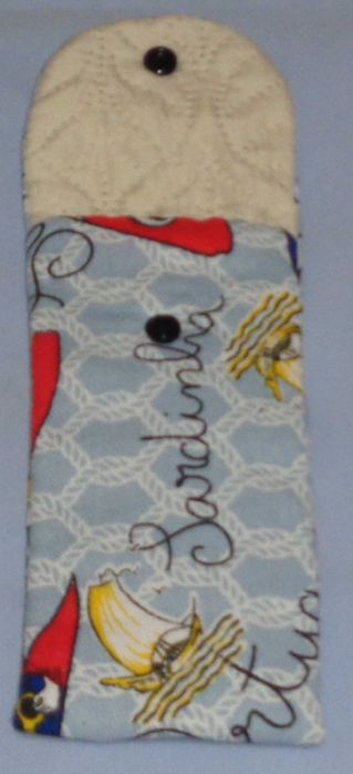 Estojo em tecido com fecho de mola 7 (NOVO)